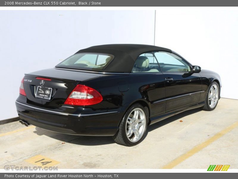 Black / Stone 2008 Mercedes-Benz CLK 550 Cabriolet