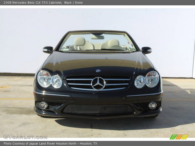 Black / Stone 2008 Mercedes-Benz CLK 550 Cabriolet