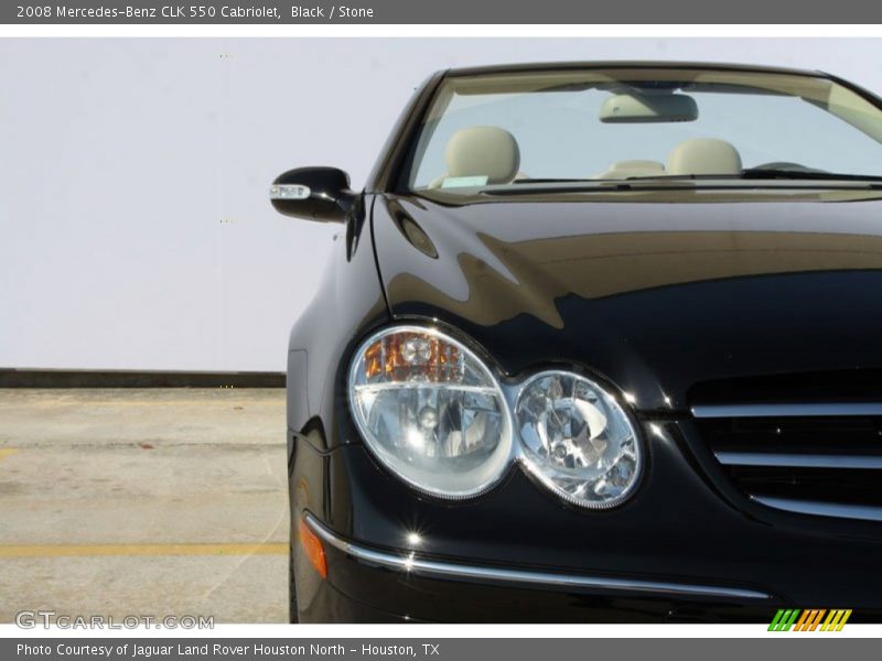 Black / Stone 2008 Mercedes-Benz CLK 550 Cabriolet