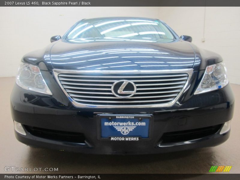 Black Sapphire Pearl / Black 2007 Lexus LS 460