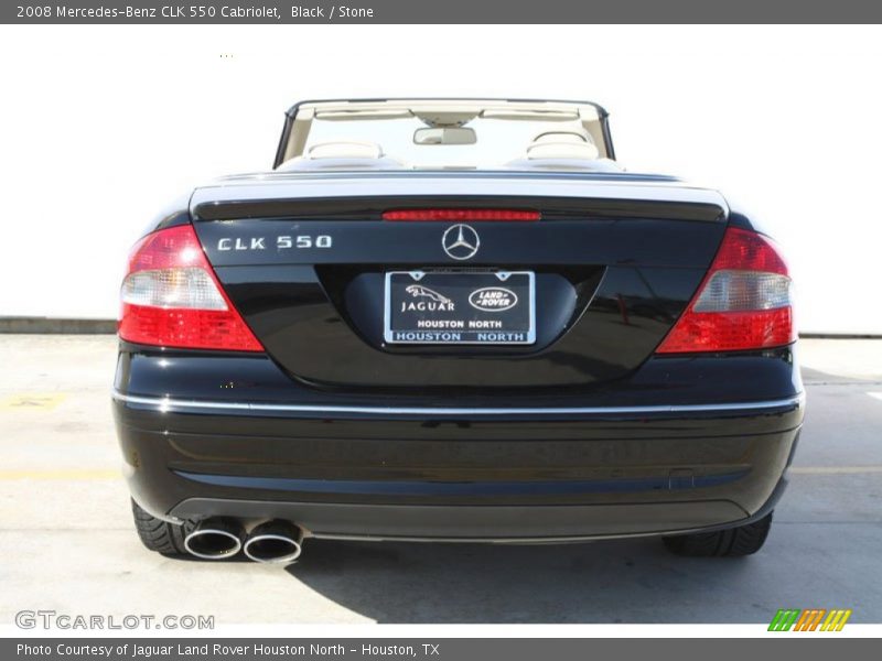 Black / Stone 2008 Mercedes-Benz CLK 550 Cabriolet