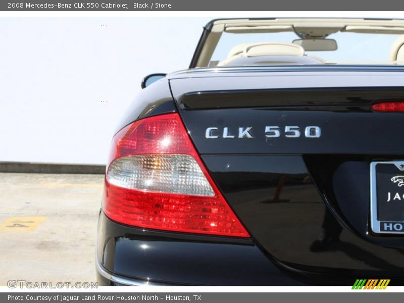 Black / Stone 2008 Mercedes-Benz CLK 550 Cabriolet
