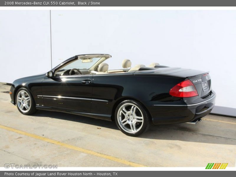 Black / Stone 2008 Mercedes-Benz CLK 550 Cabriolet