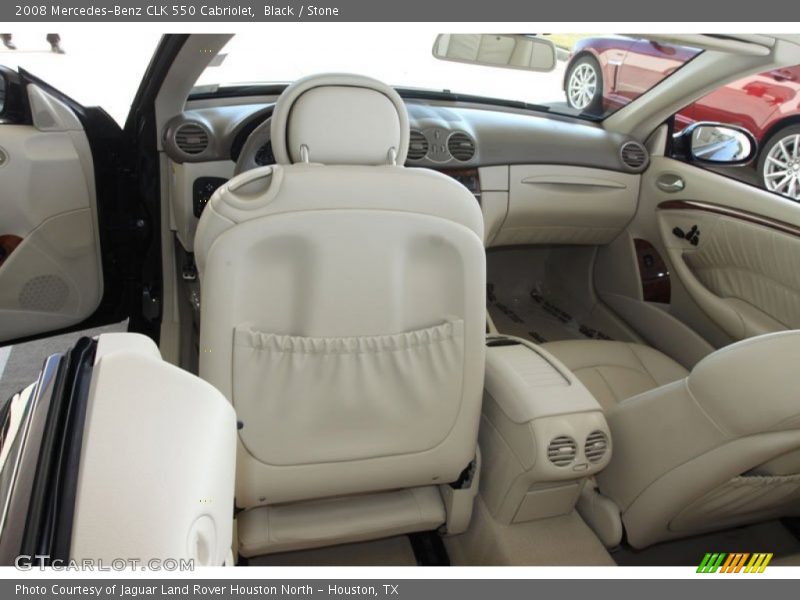 Black / Stone 2008 Mercedes-Benz CLK 550 Cabriolet