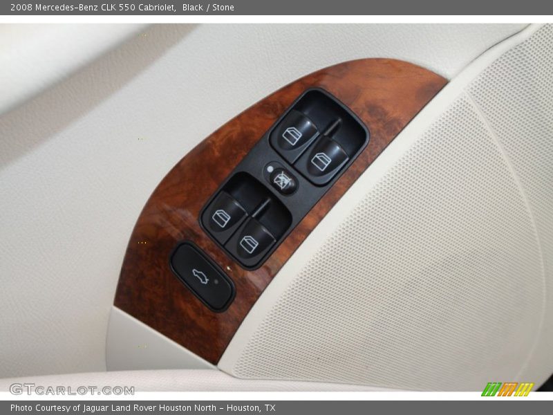 Black / Stone 2008 Mercedes-Benz CLK 550 Cabriolet