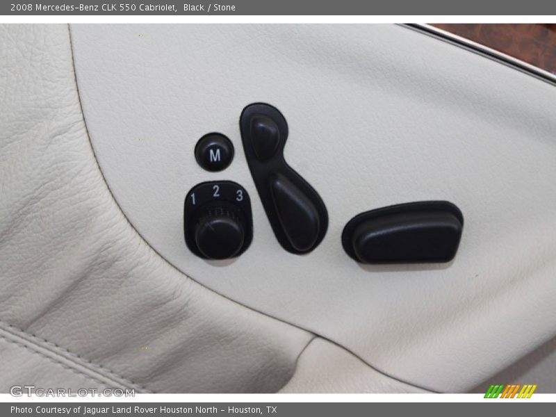 Black / Stone 2008 Mercedes-Benz CLK 550 Cabriolet