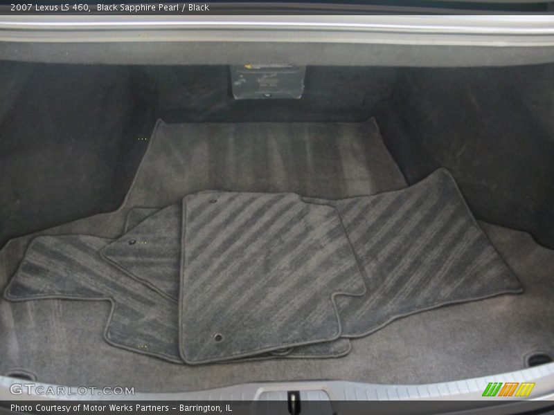 Black Sapphire Pearl / Black 2007 Lexus LS 460