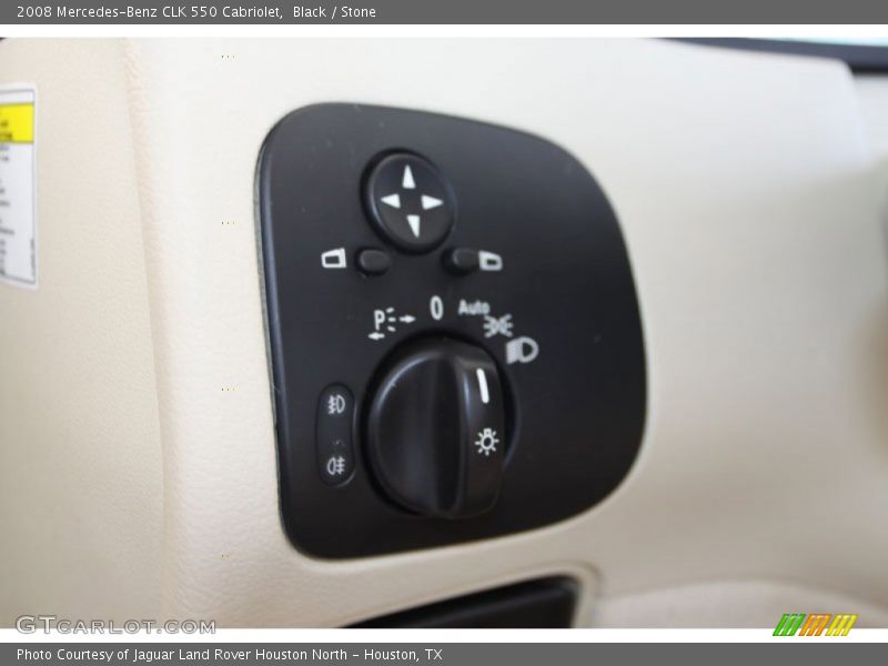 Black / Stone 2008 Mercedes-Benz CLK 550 Cabriolet