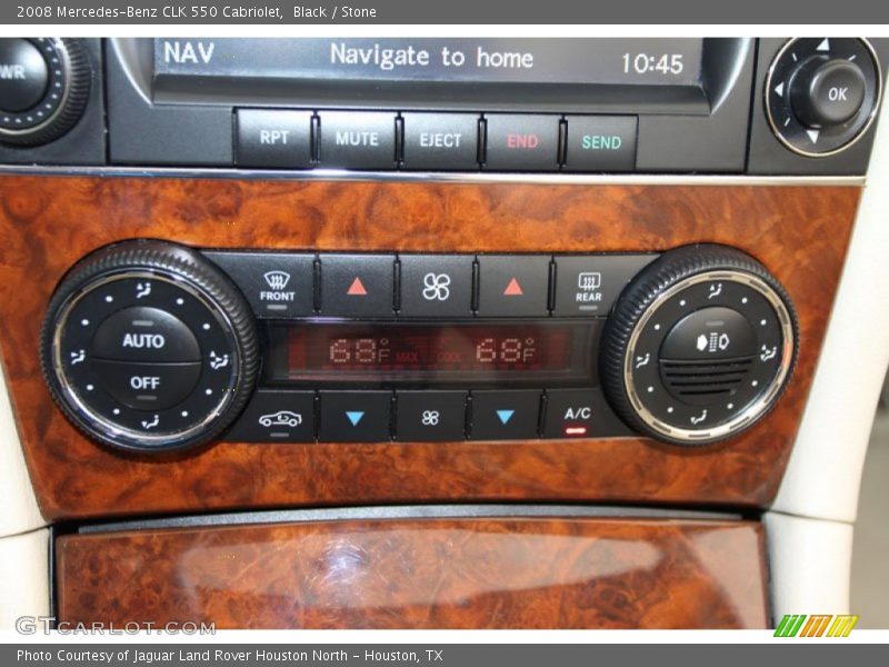 Black / Stone 2008 Mercedes-Benz CLK 550 Cabriolet