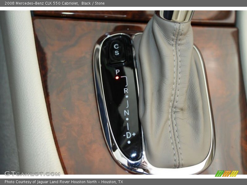 Black / Stone 2008 Mercedes-Benz CLK 550 Cabriolet