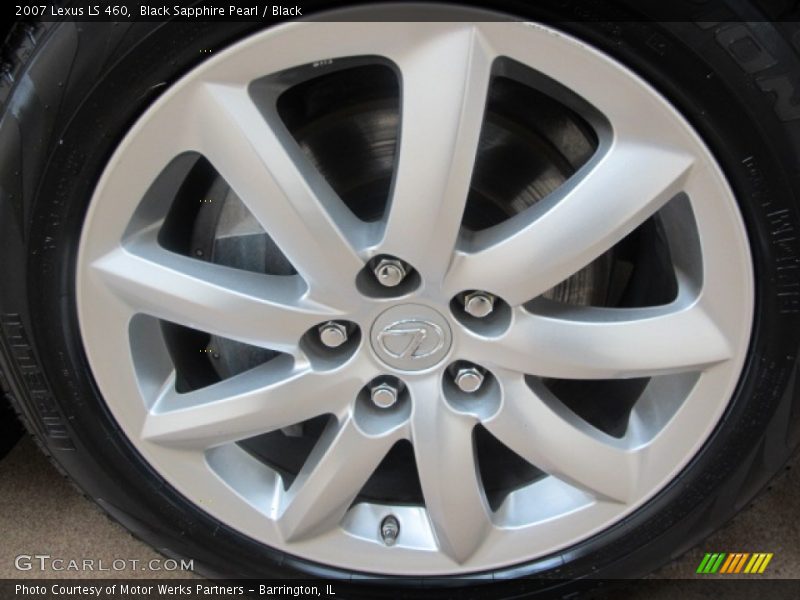 Black Sapphire Pearl / Black 2007 Lexus LS 460