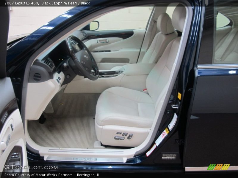 Black Sapphire Pearl / Black 2007 Lexus LS 460