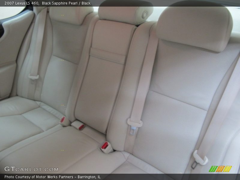 Black Sapphire Pearl / Black 2007 Lexus LS 460