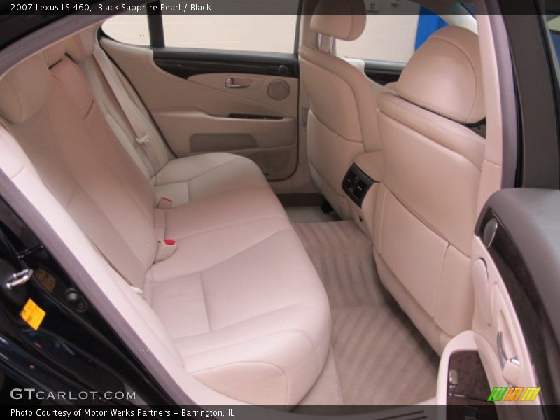 Black Sapphire Pearl / Black 2007 Lexus LS 460