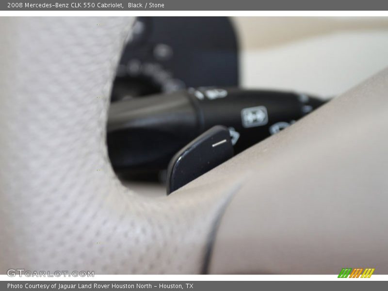 Black / Stone 2008 Mercedes-Benz CLK 550 Cabriolet