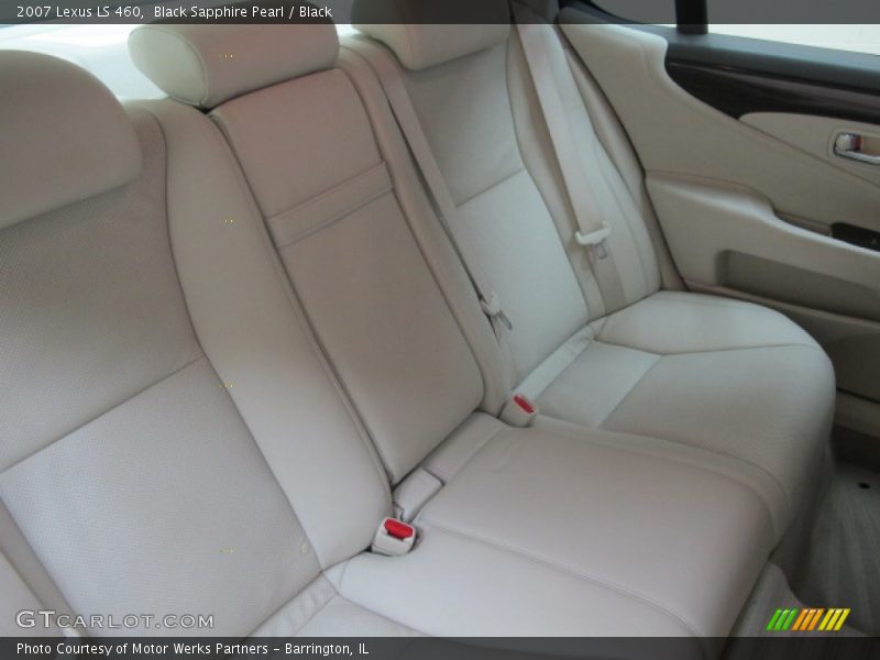 Black Sapphire Pearl / Black 2007 Lexus LS 460