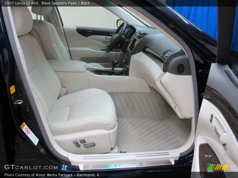 Black Sapphire Pearl / Black 2007 Lexus LS 460