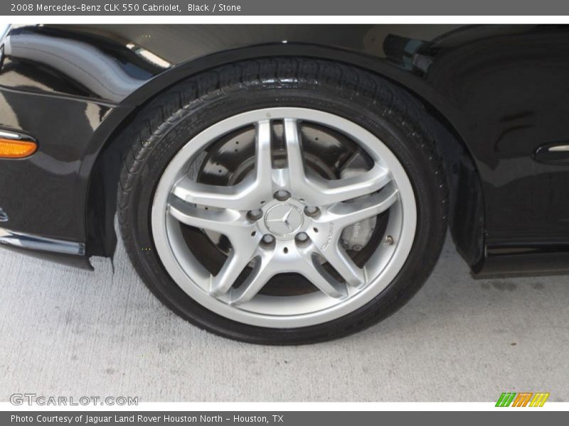 Black / Stone 2008 Mercedes-Benz CLK 550 Cabriolet