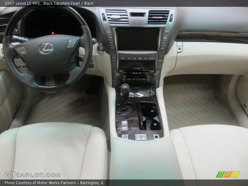 Black Sapphire Pearl / Black 2007 Lexus LS 460