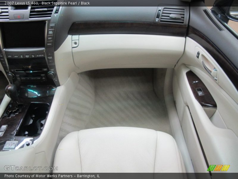 Black Sapphire Pearl / Black 2007 Lexus LS 460