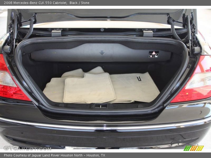 Black / Stone 2008 Mercedes-Benz CLK 550 Cabriolet
