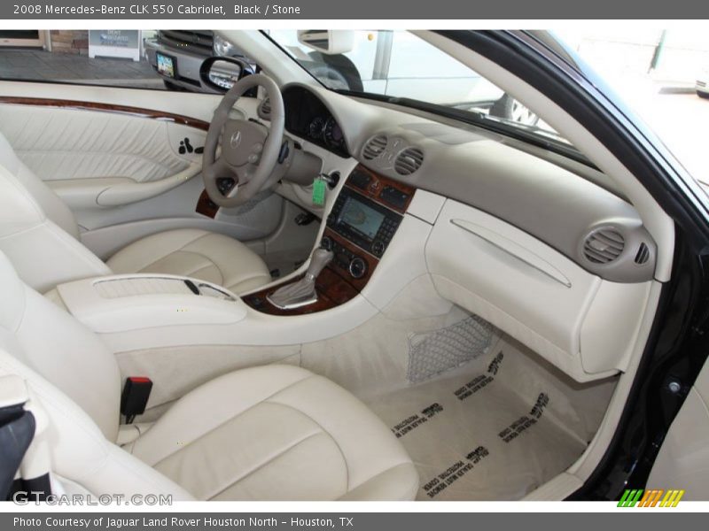 Black / Stone 2008 Mercedes-Benz CLK 550 Cabriolet