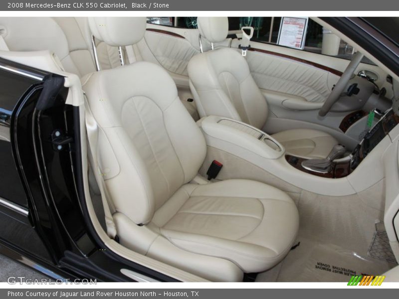 Black / Stone 2008 Mercedes-Benz CLK 550 Cabriolet