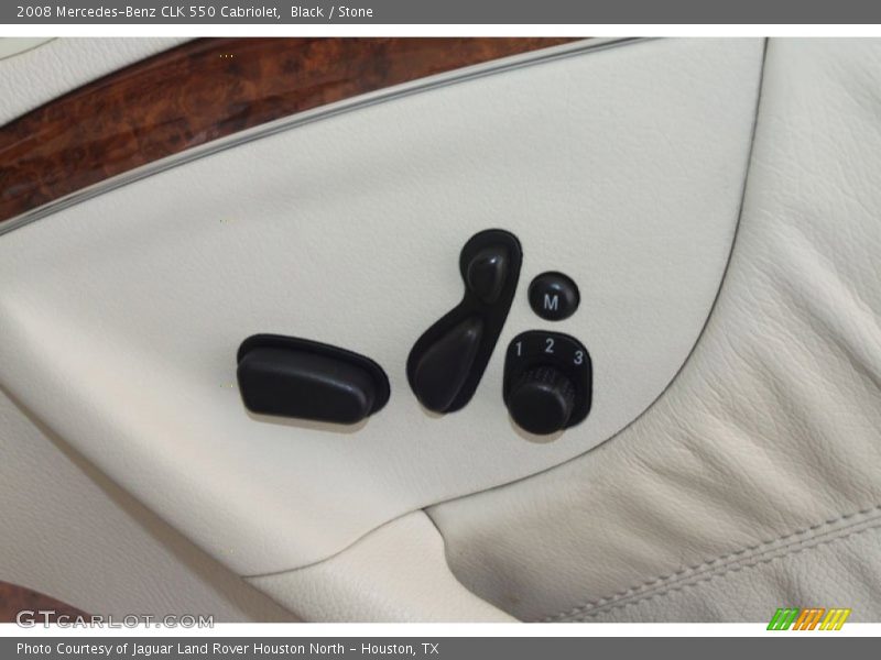 Black / Stone 2008 Mercedes-Benz CLK 550 Cabriolet
