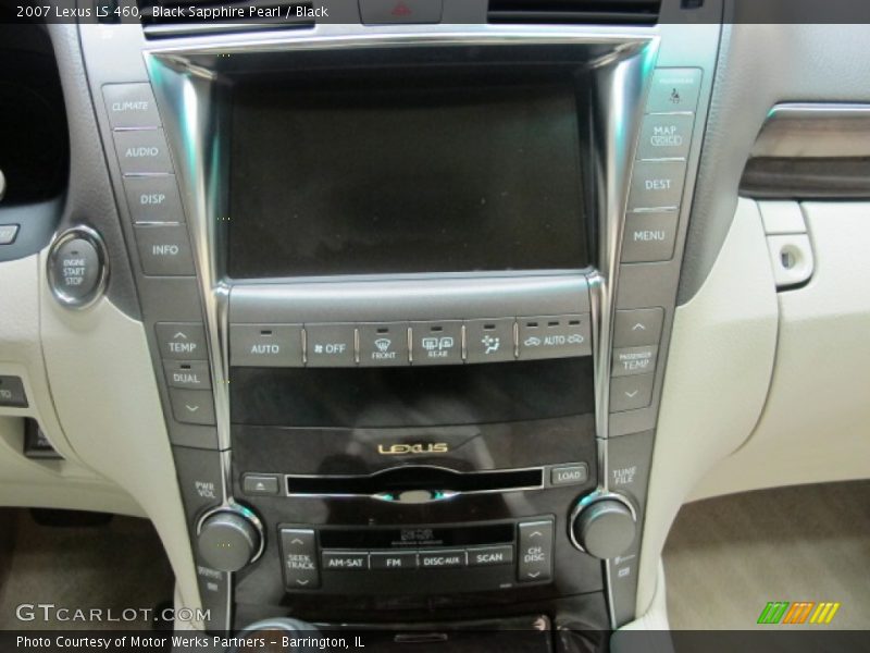 Black Sapphire Pearl / Black 2007 Lexus LS 460