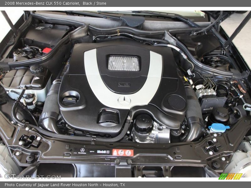 Black / Stone 2008 Mercedes-Benz CLK 550 Cabriolet