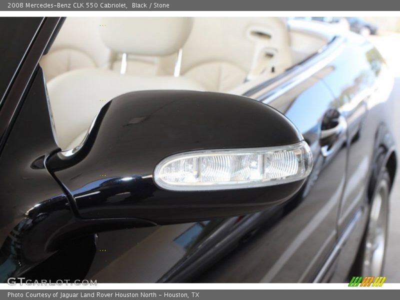 Black / Stone 2008 Mercedes-Benz CLK 550 Cabriolet