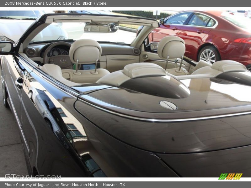 Black / Stone 2008 Mercedes-Benz CLK 550 Cabriolet