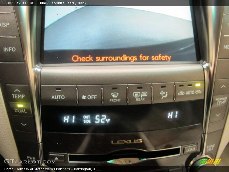 Black Sapphire Pearl / Black 2007 Lexus LS 460