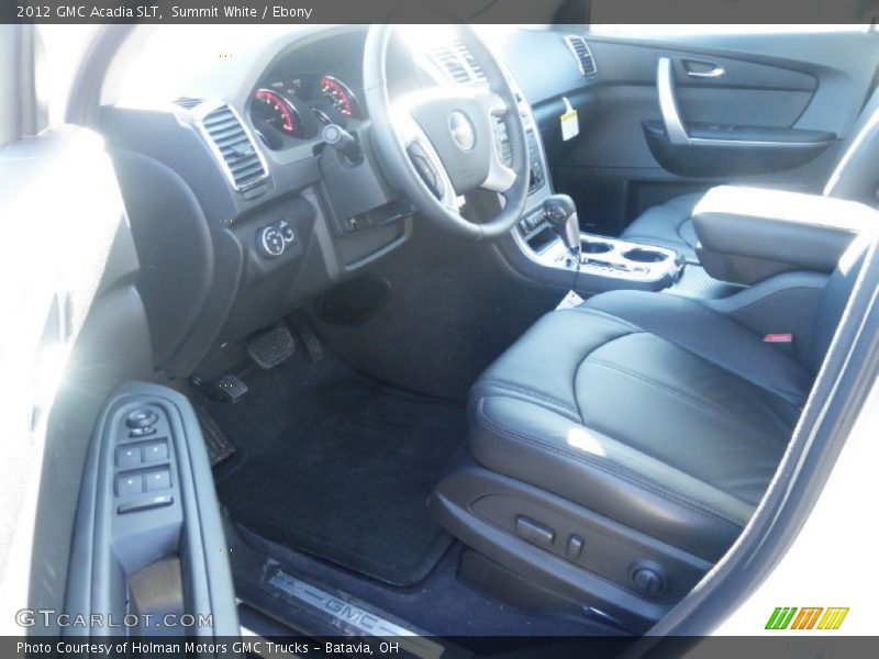 Summit White / Ebony 2012 GMC Acadia SLT