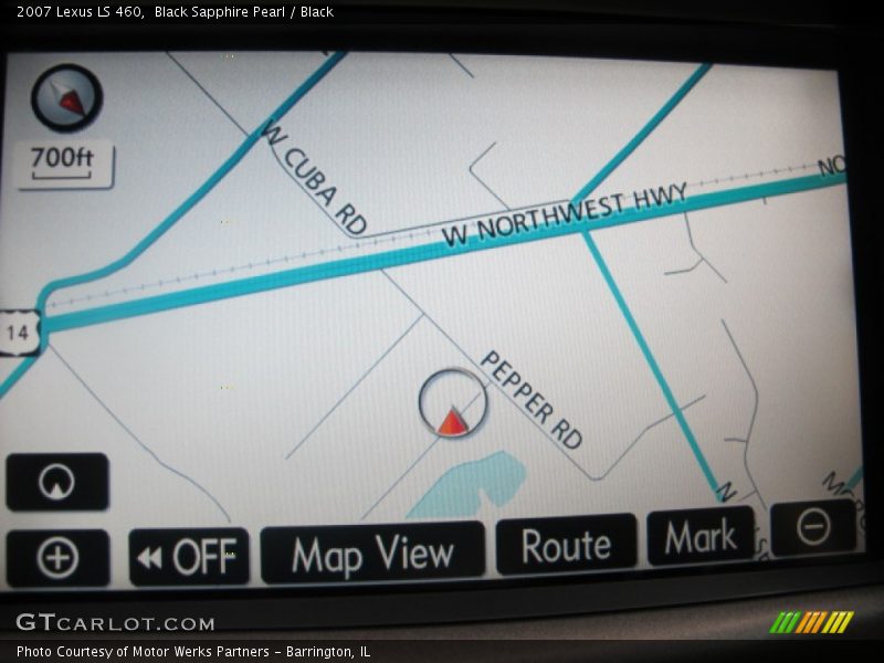 Black Sapphire Pearl / Black 2007 Lexus LS 460