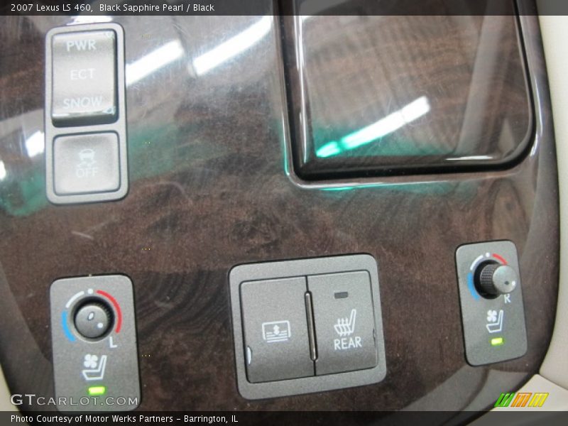 Black Sapphire Pearl / Black 2007 Lexus LS 460