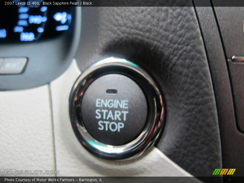 Black Sapphire Pearl / Black 2007 Lexus LS 460