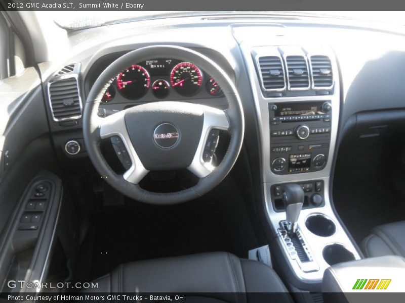 Summit White / Ebony 2012 GMC Acadia SLT