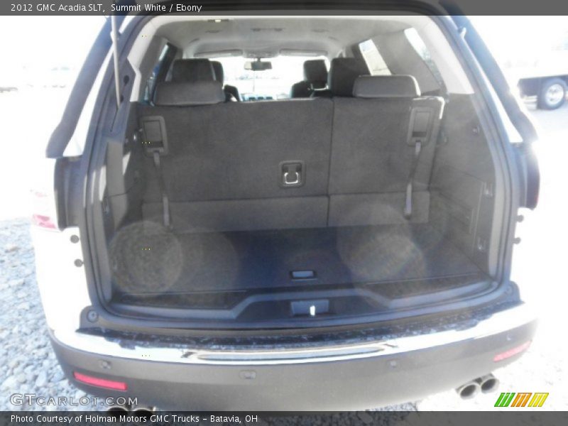 Summit White / Ebony 2012 GMC Acadia SLT