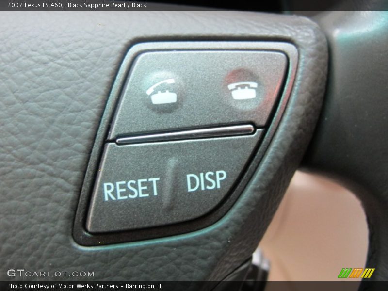 Black Sapphire Pearl / Black 2007 Lexus LS 460