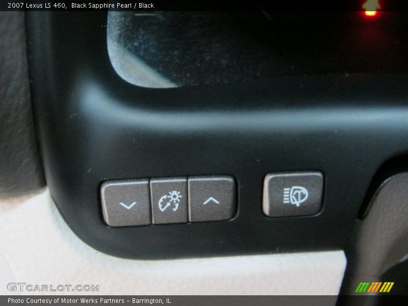 Black Sapphire Pearl / Black 2007 Lexus LS 460
