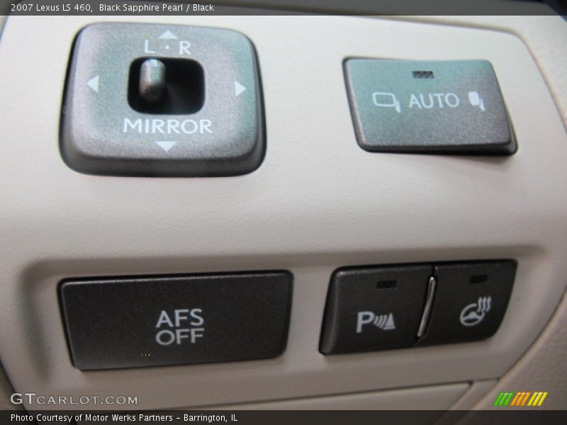 Black Sapphire Pearl / Black 2007 Lexus LS 460