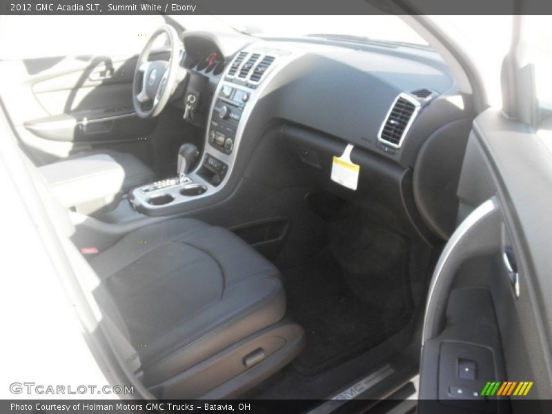 Summit White / Ebony 2012 GMC Acadia SLT