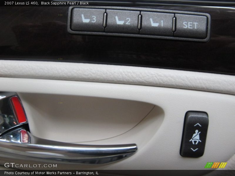Black Sapphire Pearl / Black 2007 Lexus LS 460