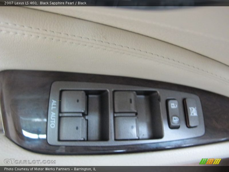 Black Sapphire Pearl / Black 2007 Lexus LS 460