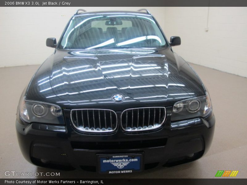 Jet Black / Grey 2006 BMW X3 3.0i