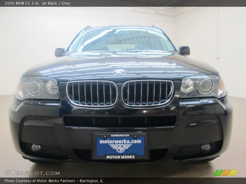 Jet Black / Grey 2006 BMW X3 3.0i