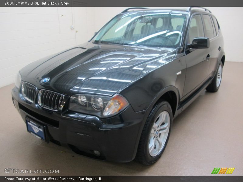 Jet Black / Grey 2006 BMW X3 3.0i