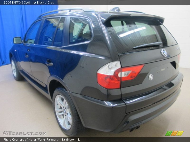 Jet Black / Grey 2006 BMW X3 3.0i