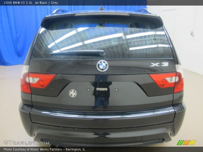 Jet Black / Grey 2006 BMW X3 3.0i